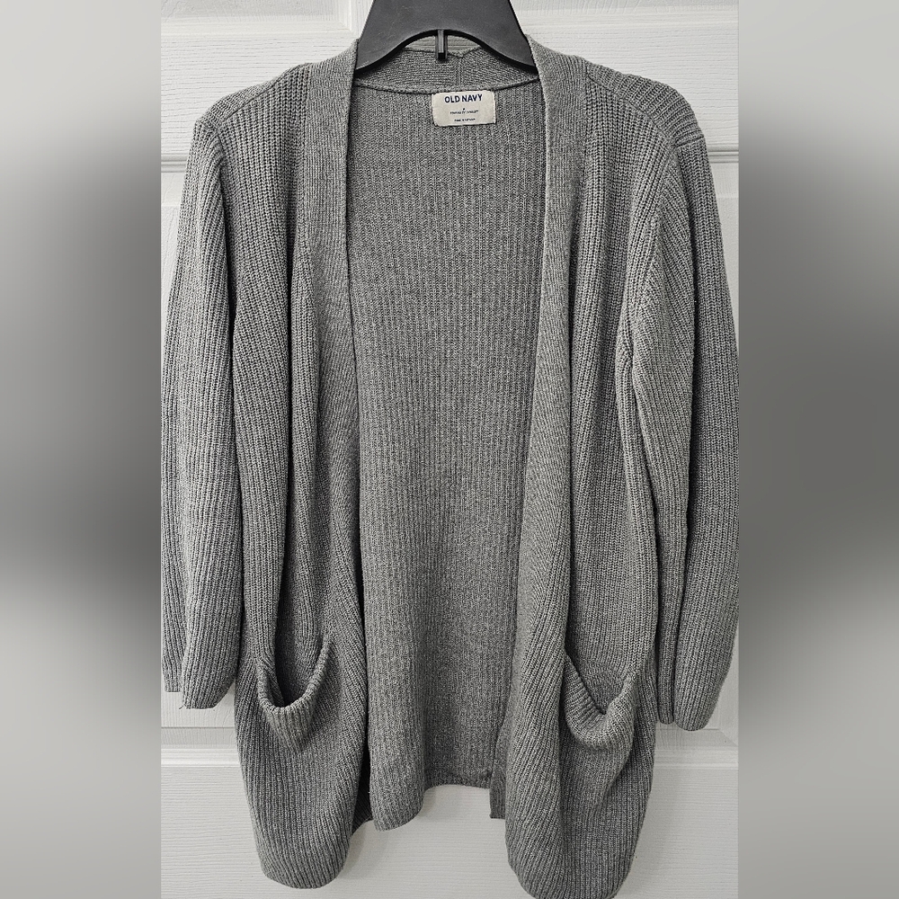 Old Navy Women's Gray Cardigan Sweater